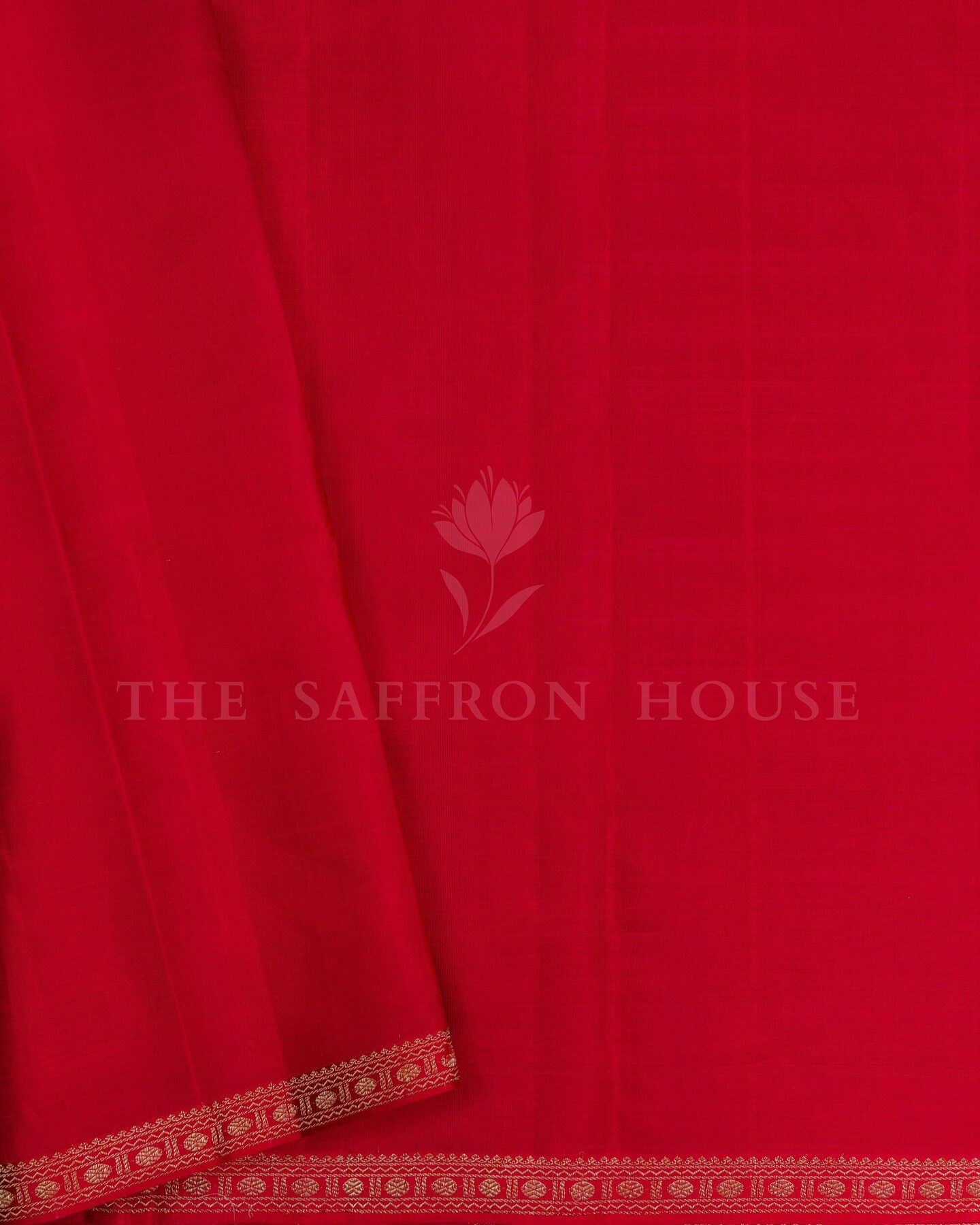 Bottle Green And Red Korvai Kanjivaram Silk Saree – The Saffron House