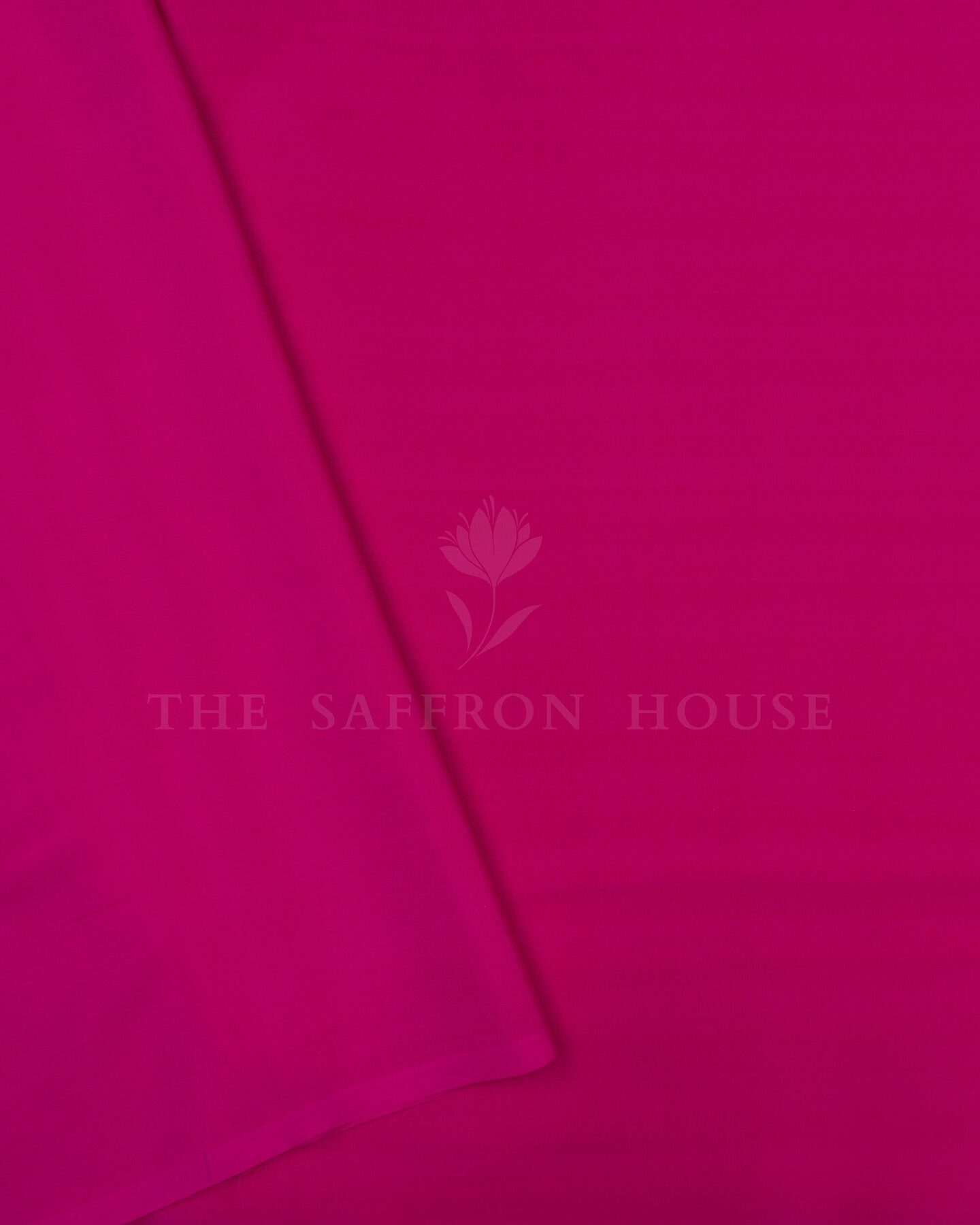 Rani Pink Pure Zari Mysore Silk Saree – The Saffron House