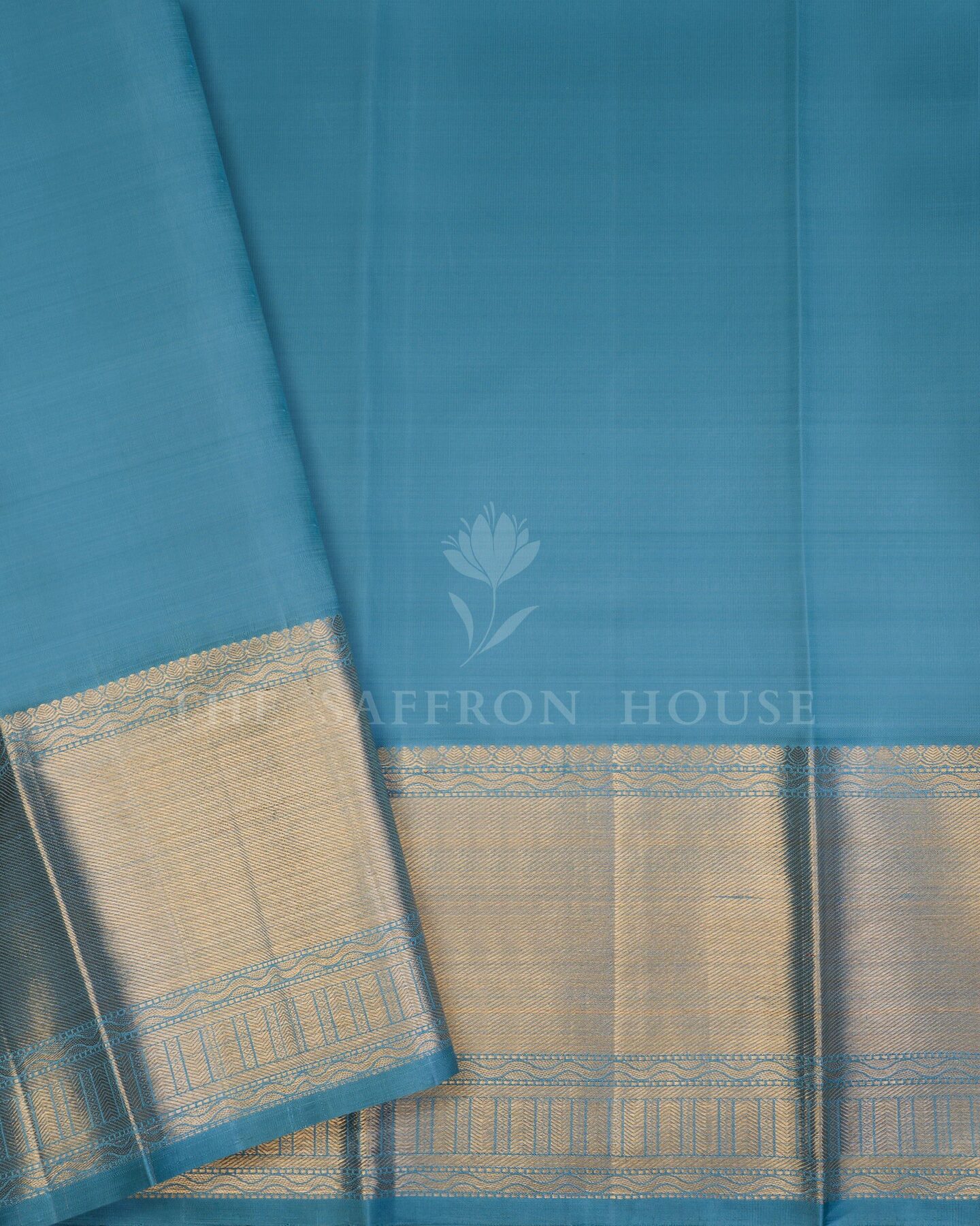 Ivory Cream And Sand Beige Korvai Kanjivaram Silk Saree – The Saffron House