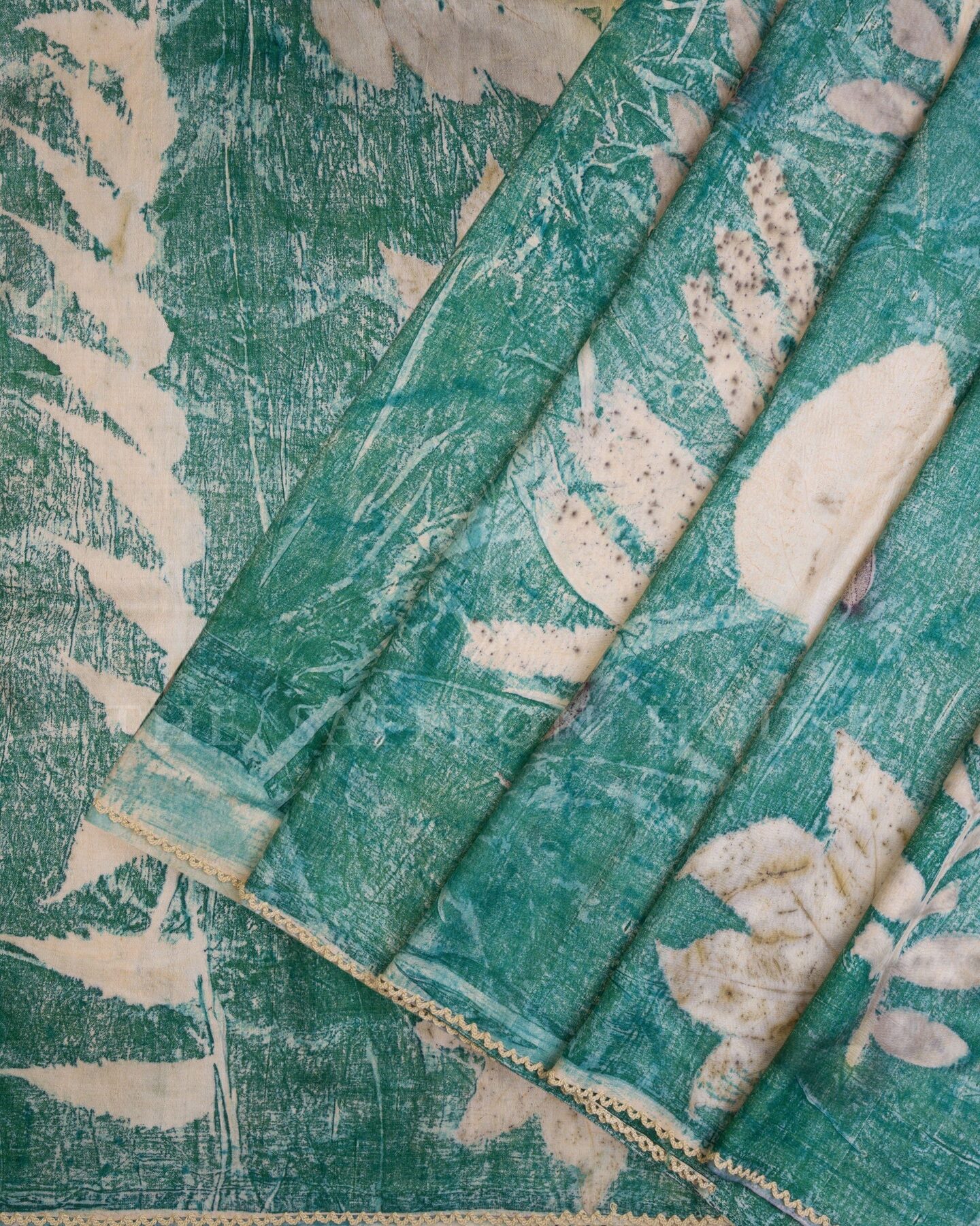 Green Mulberry Silk Saree