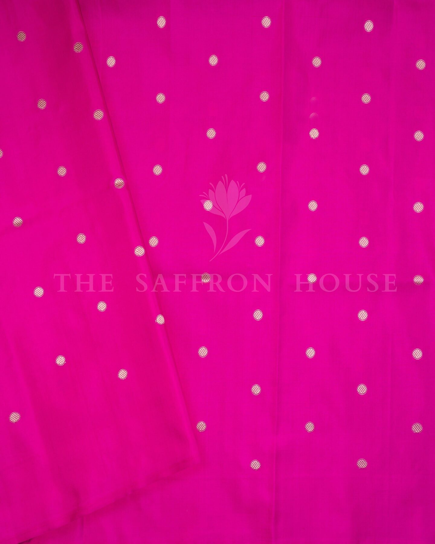 Fuchsia Mashru Banarasi Saree – The Saffron House