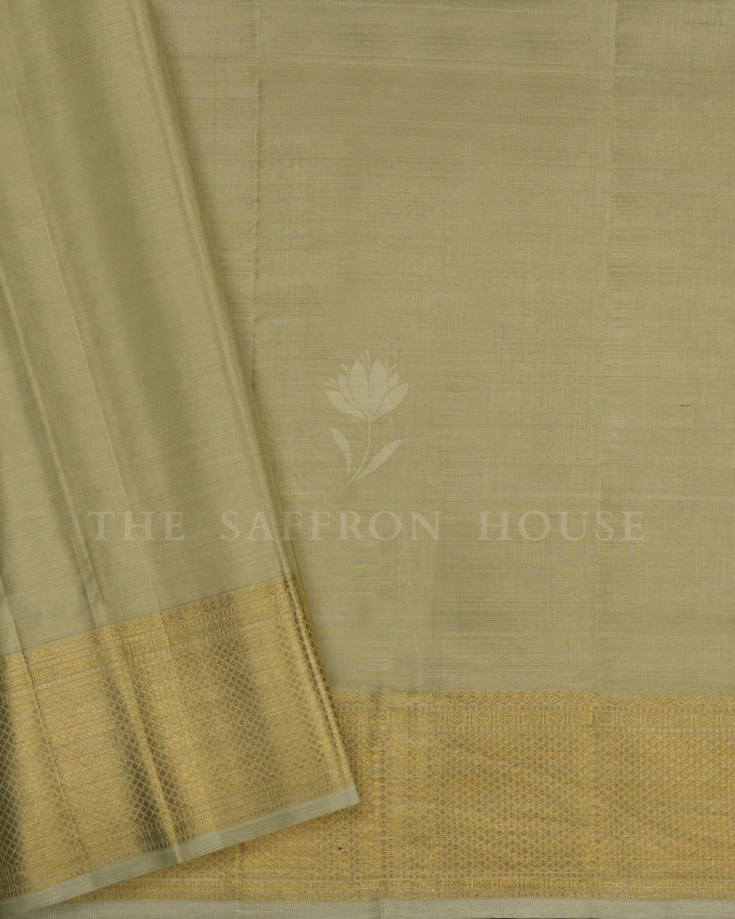 Pistachio Green Bridal Tissue Kanjivaram Silk Saree – The Saffron House