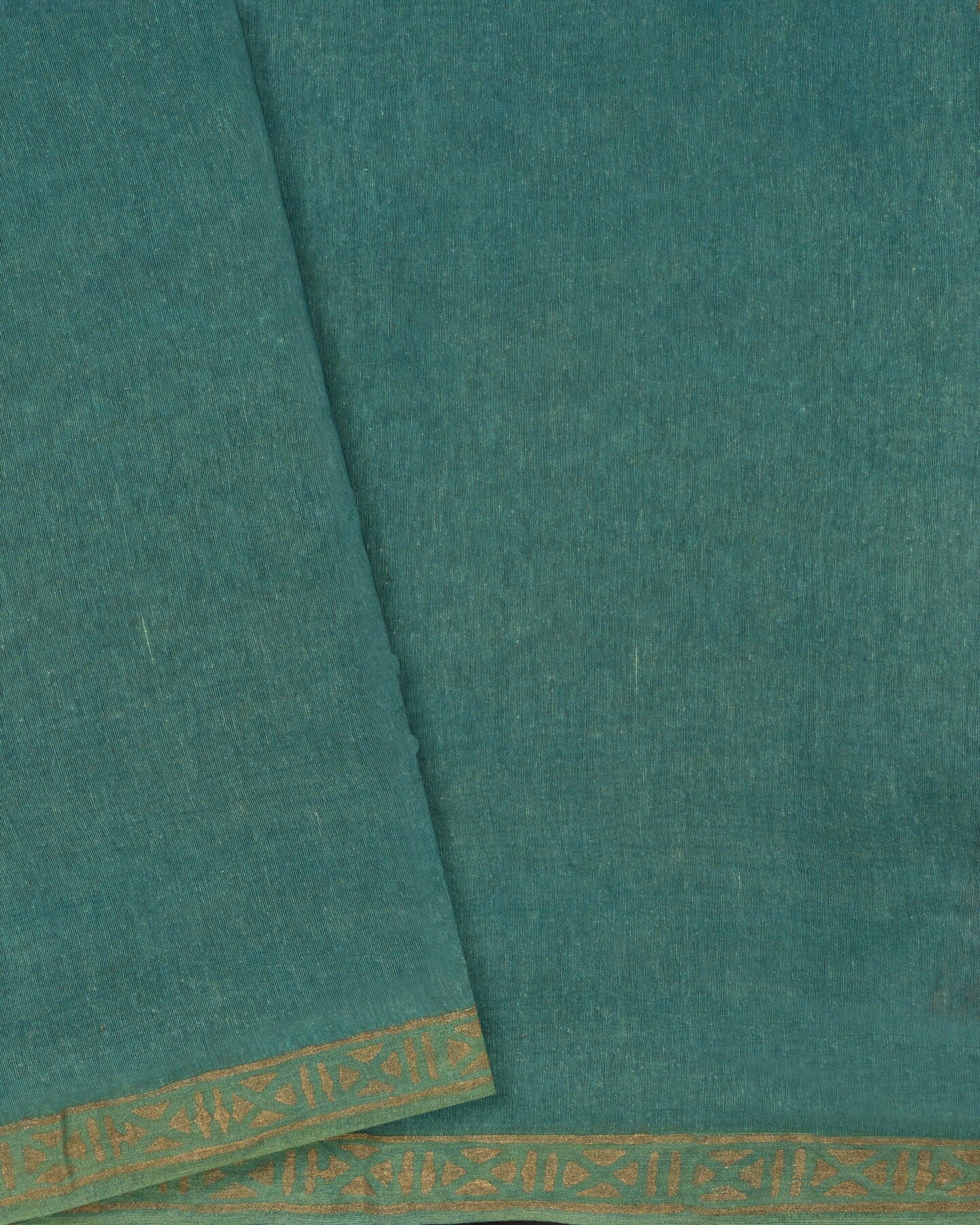 Sea Green Tussar Organza Saree – The Saffron House