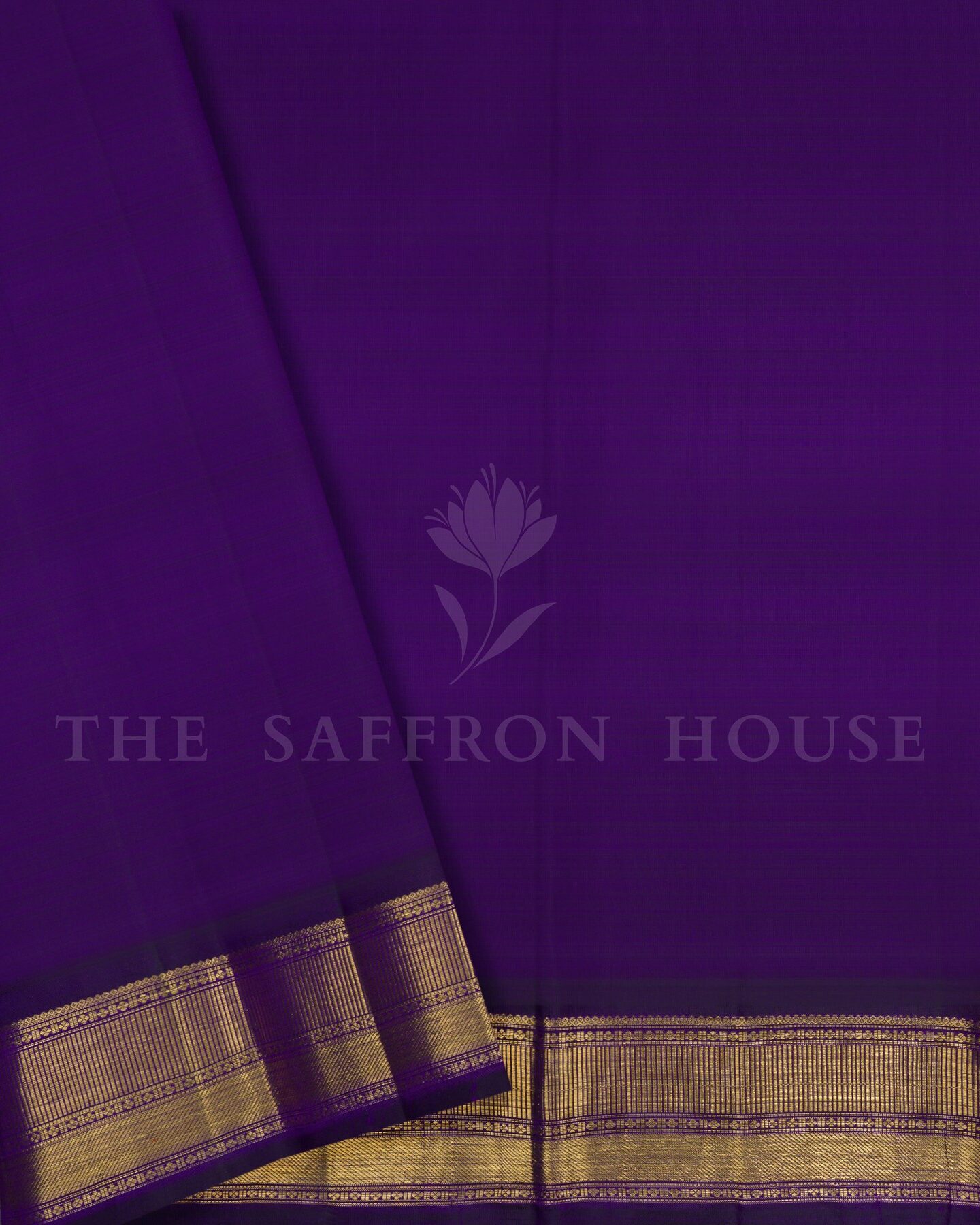 Magenta Pink And Midnight Blue Brocade Kanjivaram Silk Saree – The Saffron House