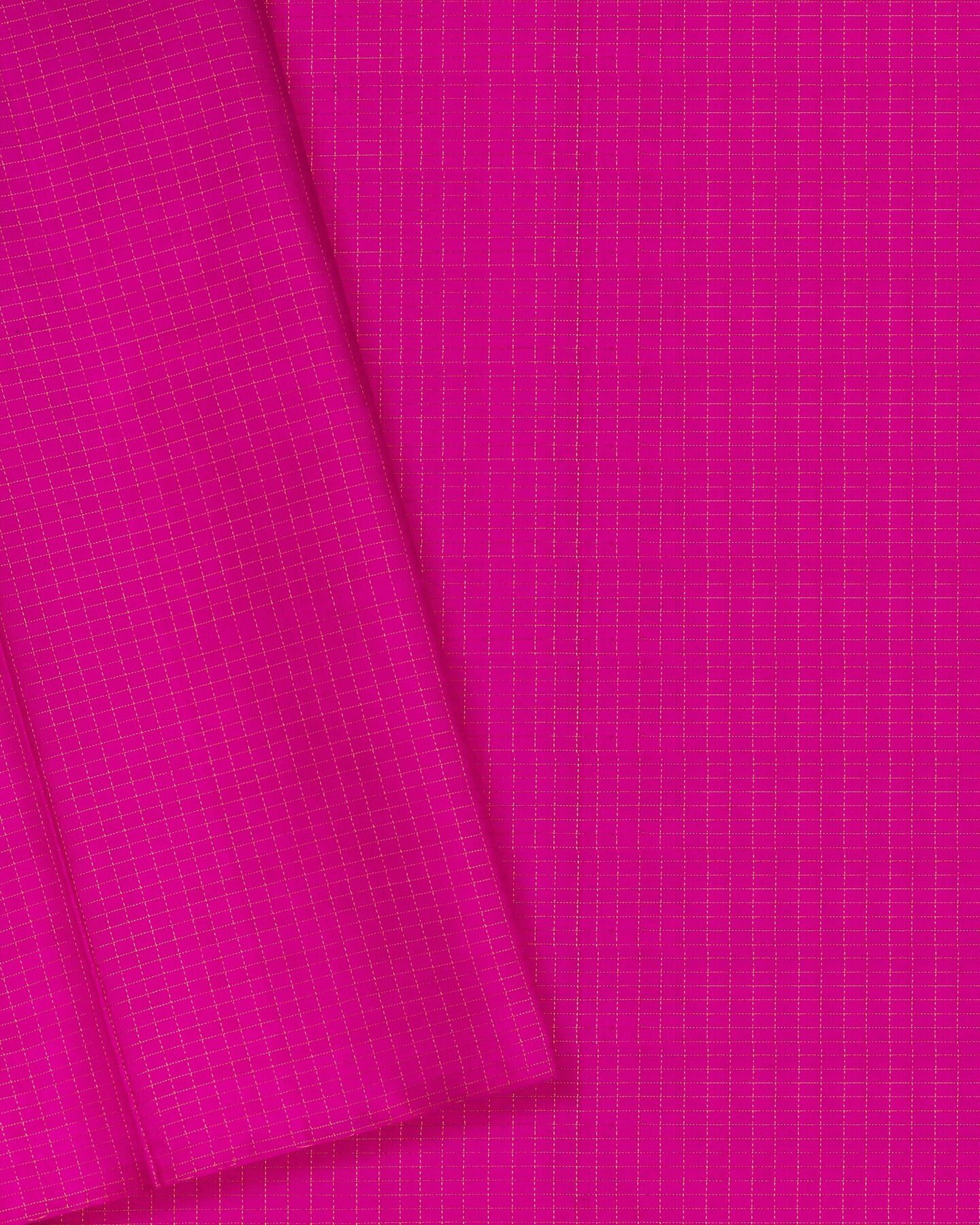 Rani Pink And Multicolour Kattam Kanjivaram Silk Saree – The Saffron House