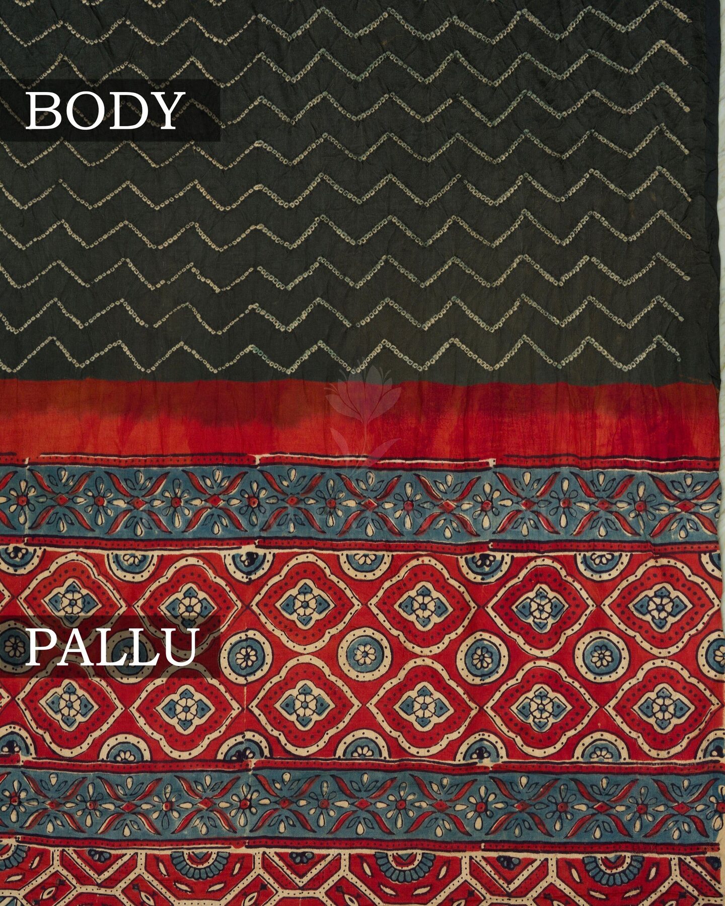 Olive Green And Burgundy Maroon Bandhini Modal Silk Saree – The Saffron House