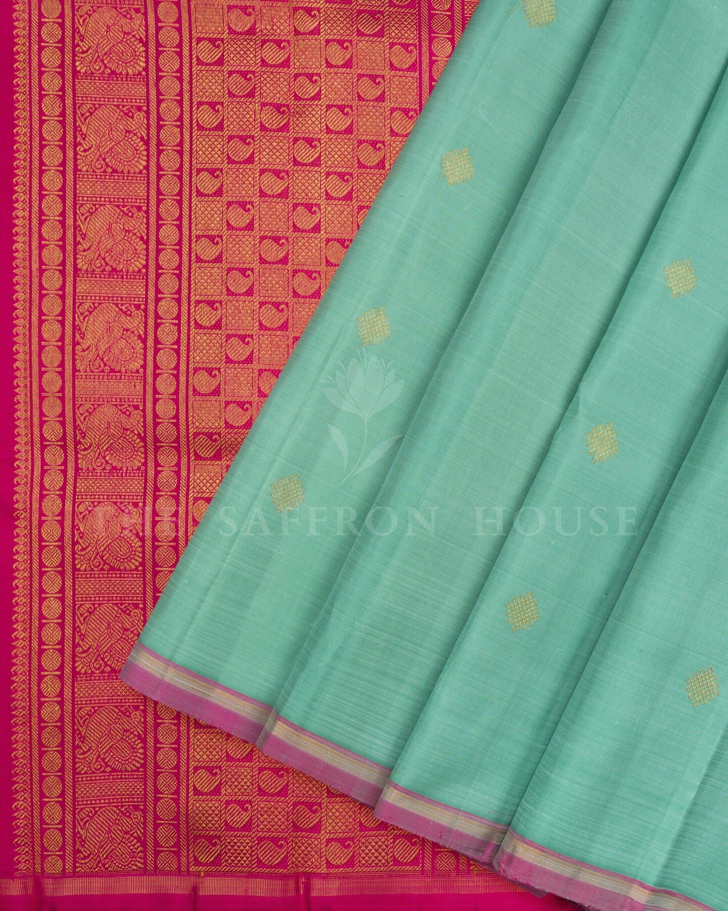 Pink Kanjivaram Silk Saree – The Saffron House