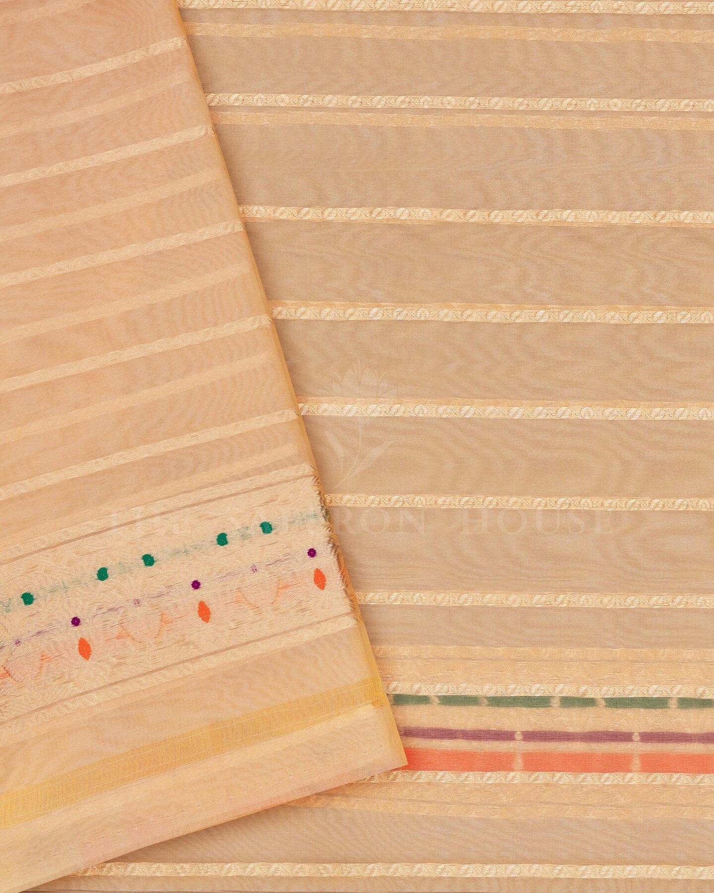 Pastels Organza Banarasi Saree – The Saffron House