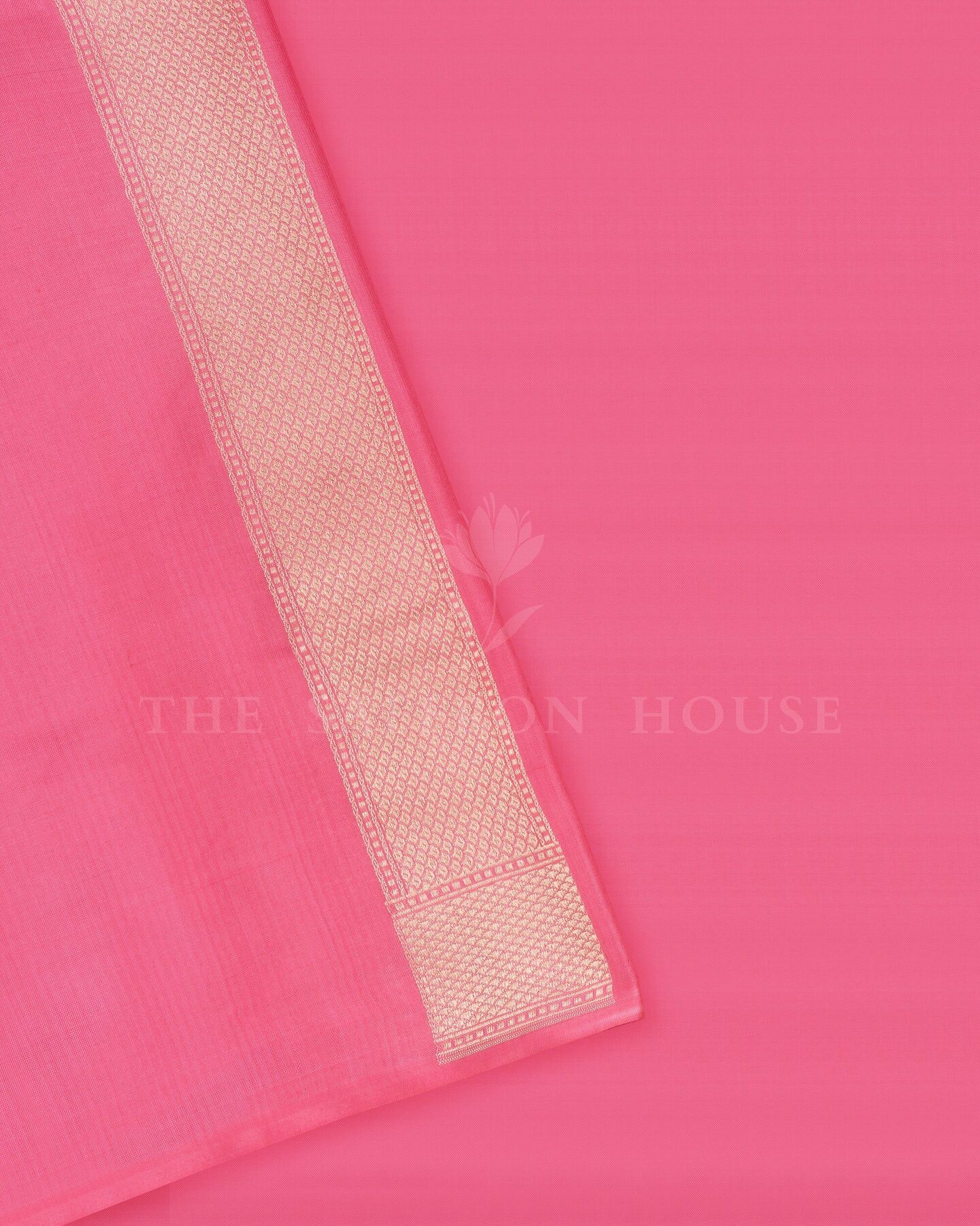 Peach Banarasi Silk Saree – The Saffron House