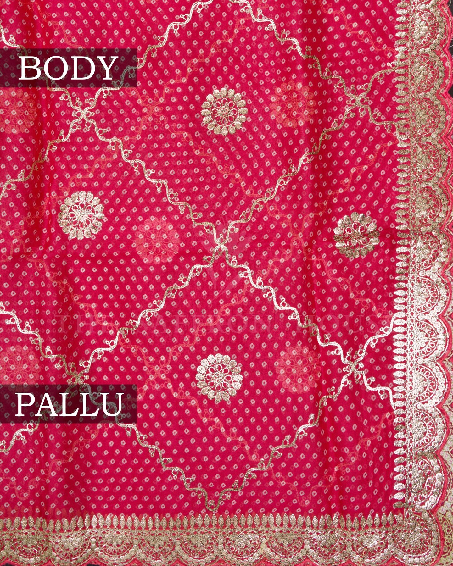Pink Organza Banarasi Saree – The Saffron House