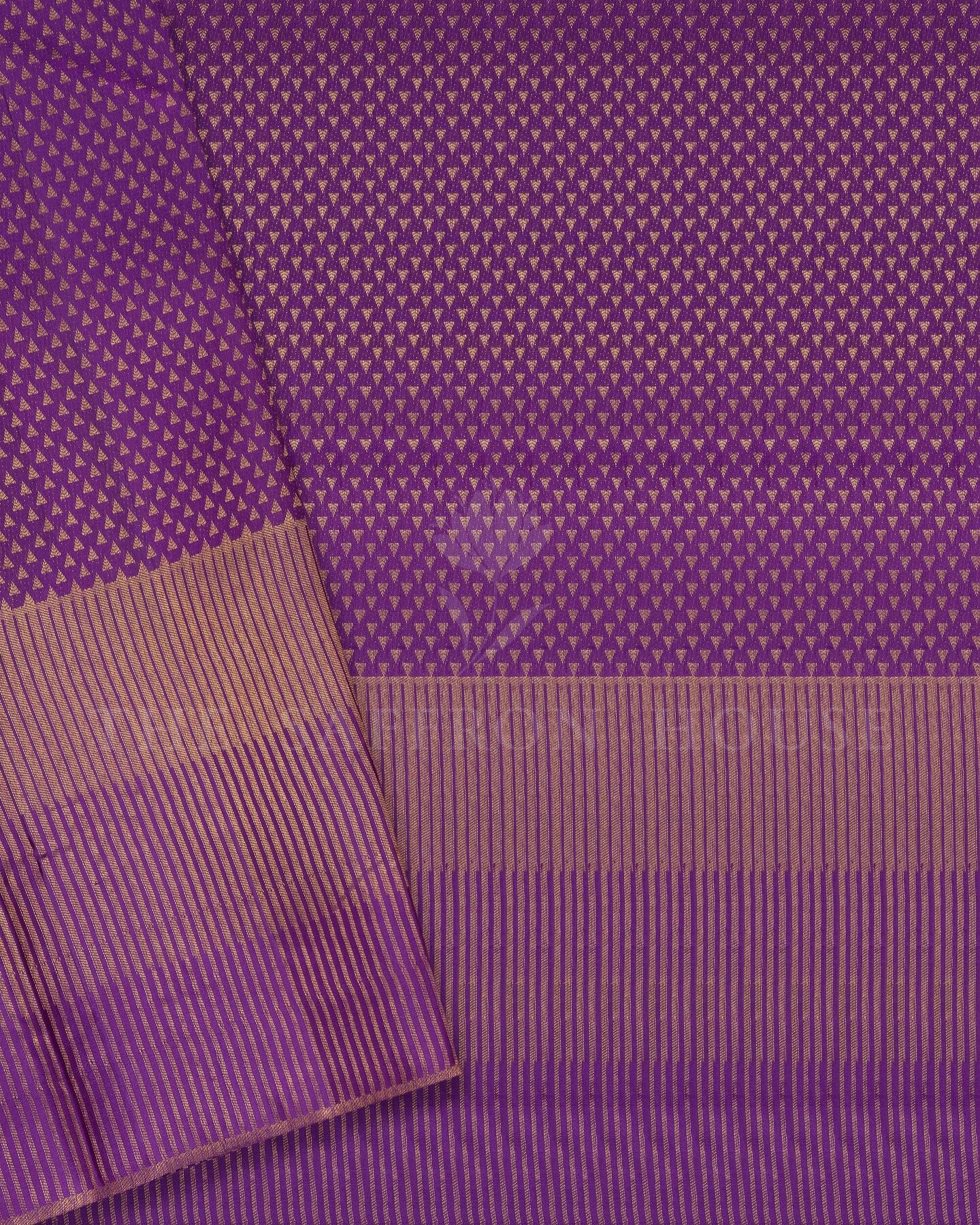 Purple Tissue Kanjivaram Silk Saree – The Saffron House