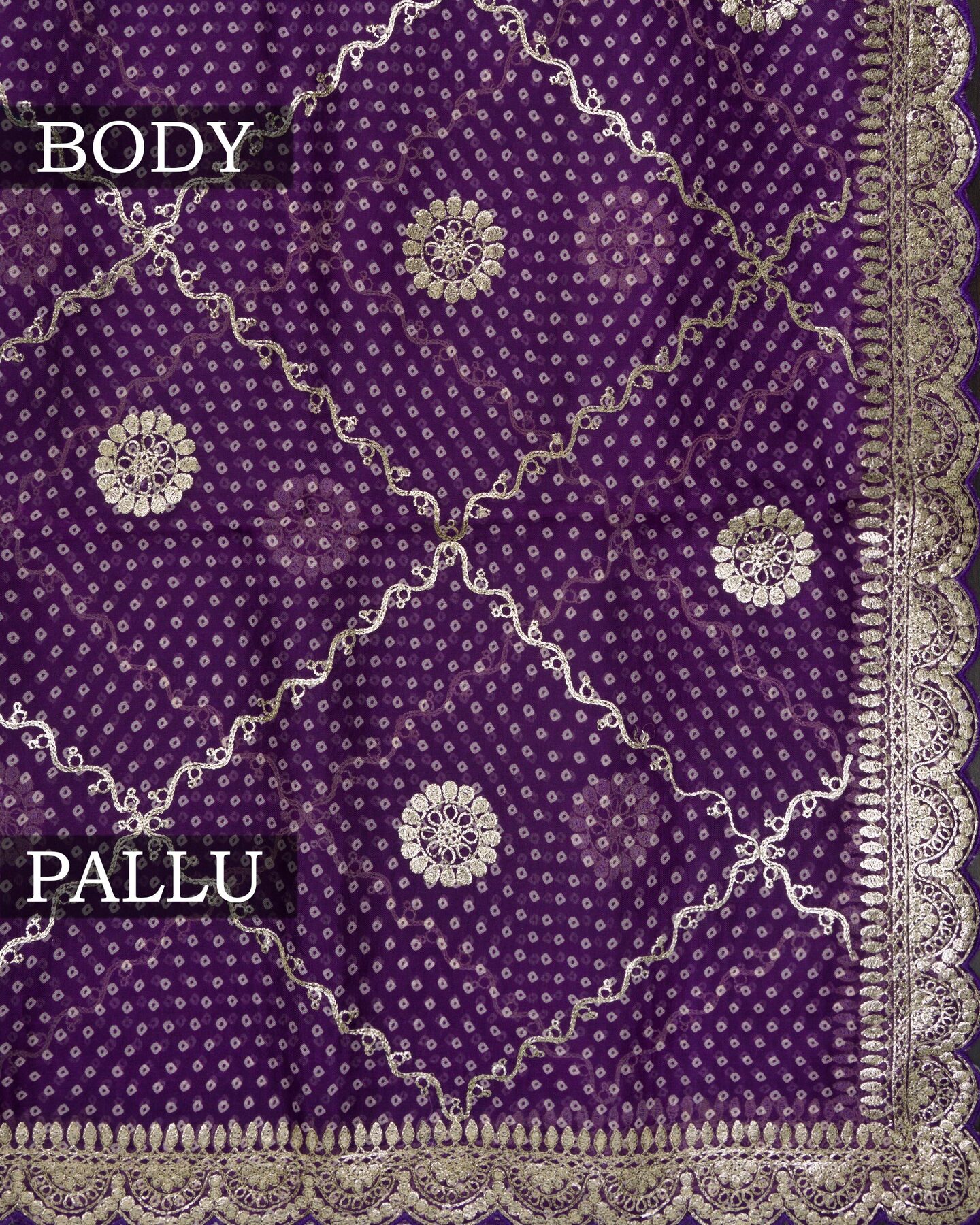 Purple Organza Banarasi Saree – The Saffron House