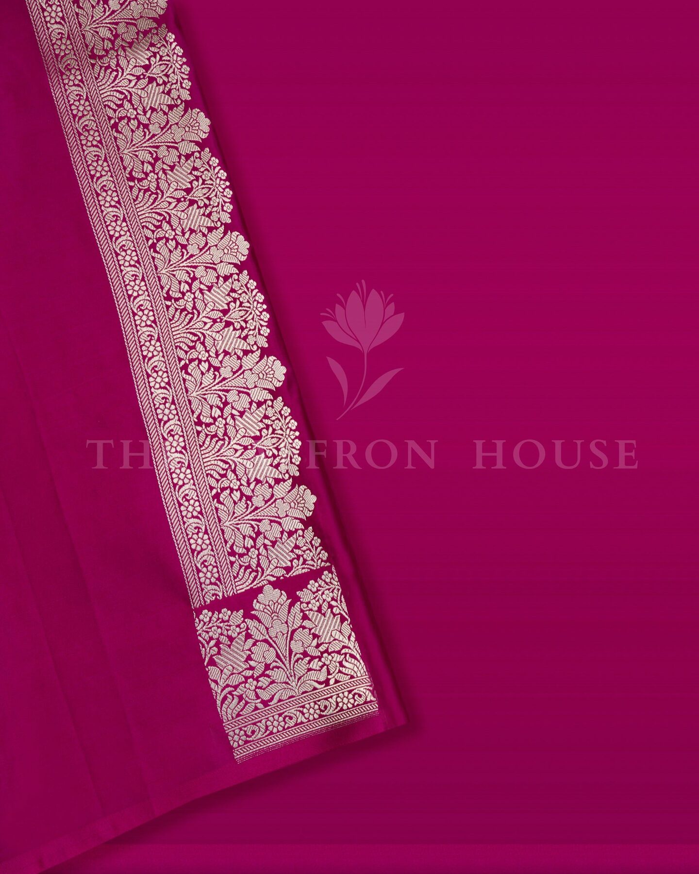 Rani Pink Mashru Banarasi Saree – The Saffron House