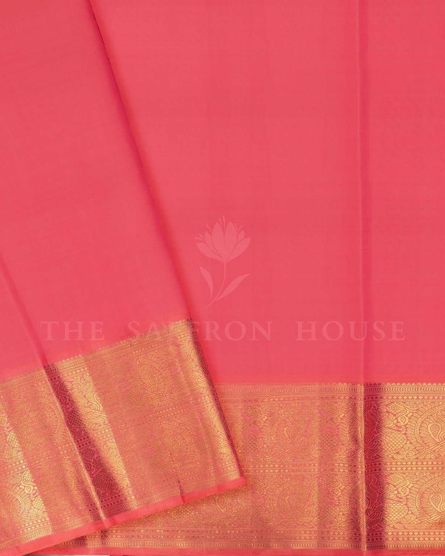 Sky Blue Brocade Kanjivaram Silk Saree – The Saffron House